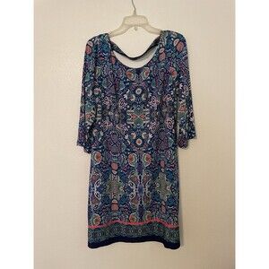 Laundry By Shelli Segal Women's Printed Sheath Dress Large